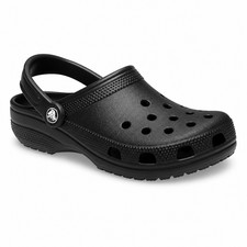 Crocs Classic Clog Black M9, Ventilated Upper, Pivoting Heel Strap