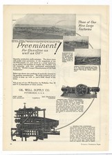 1924 Oil Well Supply Co. of Pittsburgh Ad: Imperial Works in Oil City, Oswego +