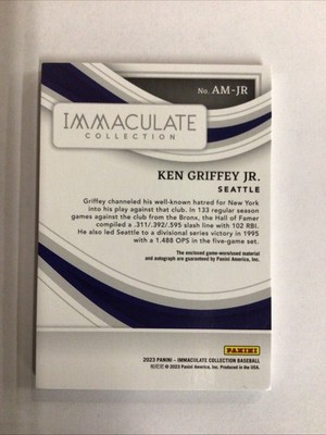 2023 Panini Imm Ken Griffey Jr Immaculate Collection AU /10 | eBay