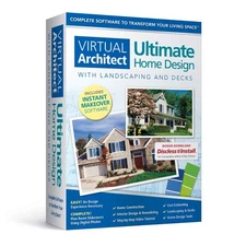 Virtual Architect Ultimate Home Design Software with Landscaping and Decks 9.0