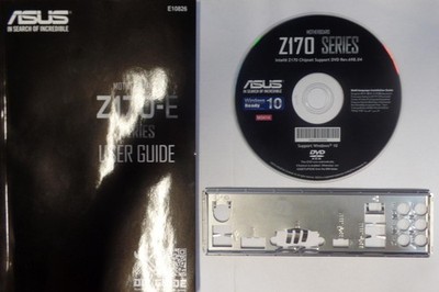 ASUS Z170-E - Handbuch - Blende - Treiber CD   #306174