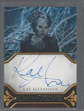 Game of Thrones The Great Houses K. Alexander (Legacy) Autogramm/autograph