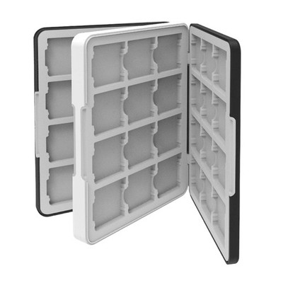 Portable Game Card Box with Soft Inner Tray and Hard Shell Body for Daily Carry