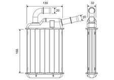 VALEO WÄRMETAUSCHER HEIZUNGSKÜHLER passend für SEAT ALHAMBRA VW CALIFORNIA