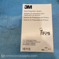 3M 16115 Box of 8 Gravity Feed Cup & Collar FNOB