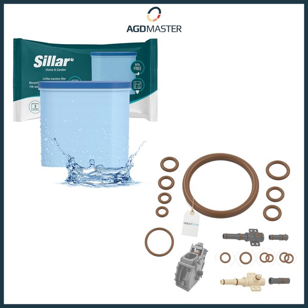 Sillar Wasserfilter + Dichtungsset FüR Philips Saeco Gaggia Kaffeevollautomat-image
