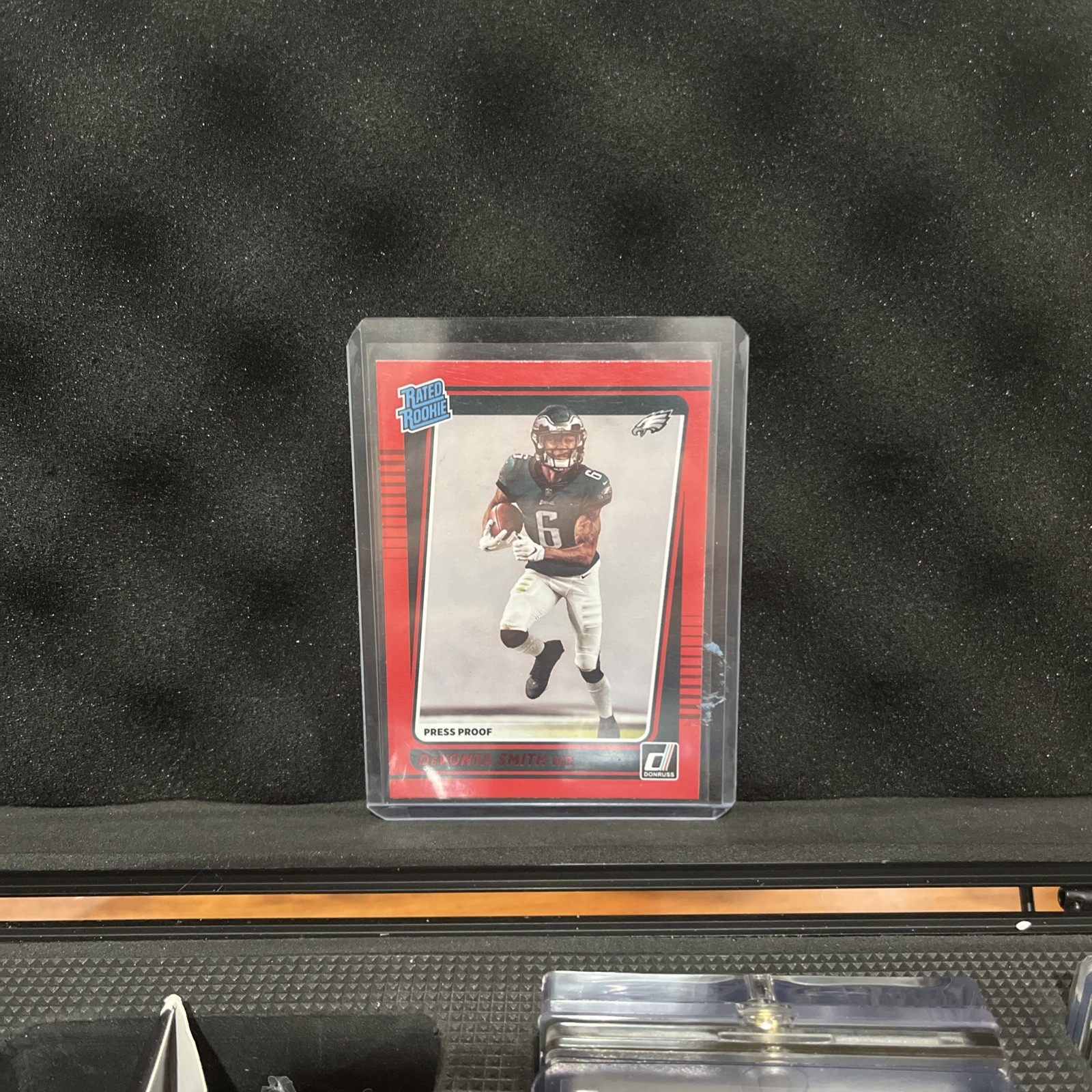 2021 Donruss #261 DeVonta Smith Press Proof Red