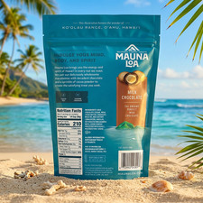 Mauna Loa Premium Hawaiian Chocolate Covered Macadamia Nuts, Milk Chocolate, Coc