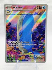 Pokémon TCG Wailord 162/159 Illustrazione Raro Viaggio Insieme (699)