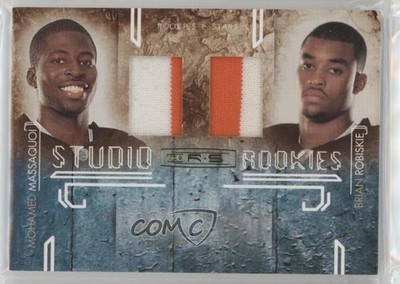 2009 Donruss Rookies & Stars Materials Prime 48/50 Brian Robiskie #9 RC 0f6