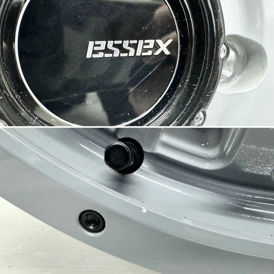 JDM Raro Color 2Libro ESSEX EX-16 Llantas Aluminio Gris 166.5J 6 Agujeros 1 Sin Neumáticos Foto 3 de 4