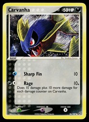 Carvanha 56/107 EX Deoxys Common