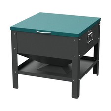 Heavy-Duty Automatic Chicken Feeder 80 lbs Capacity, No-Waste Gravity Poultry...