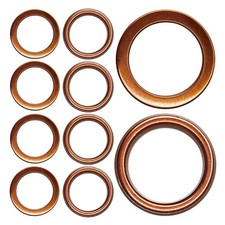 10PCS Pit Dirt Bike Exhaust Crush Gasket for 50Cc 110Cc 125Cc 140Cc 150Cc 160Cc