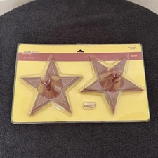 Red Star Set Of 2 Wall Hooks Retro Kids Collection Western Or Primitive Theme