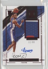 2021 Impeccable Elegance Jersey Asia 2/88 Charles Bassey #139 Rookie Auto RC av1