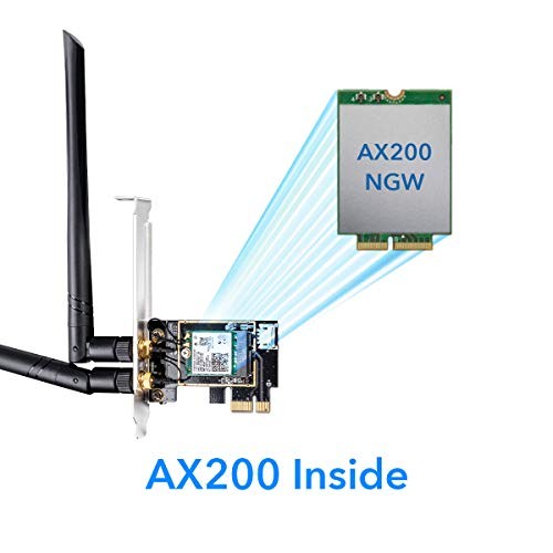 New AX3000 Wireless WiFi 6 PCIe Card for PC, Bluetooth 5.2, AX200, 3000Mbps - Picture 6 of 8