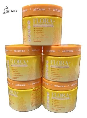 5x Flora Plus Gummies, Advanced Vaginal Support, Vaginal Health Gummies, Ph