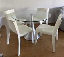Ensemble 4 chaises alias Marcos Aserbis contemporain design made Italie mobilier
