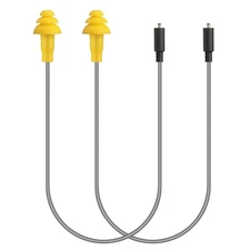 MIPEACE 2pcs Replacement Work Earbuds Cables for Grey & Yellow 