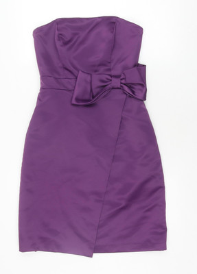Cynthia Rowley Damen lila Etuikleid Größe 6