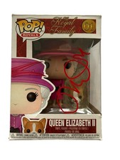 QUEEN ELIZABETH II - Olivia Colman HAND Signed FUNKO POP 01 SEE VIDEO PROOF [2]