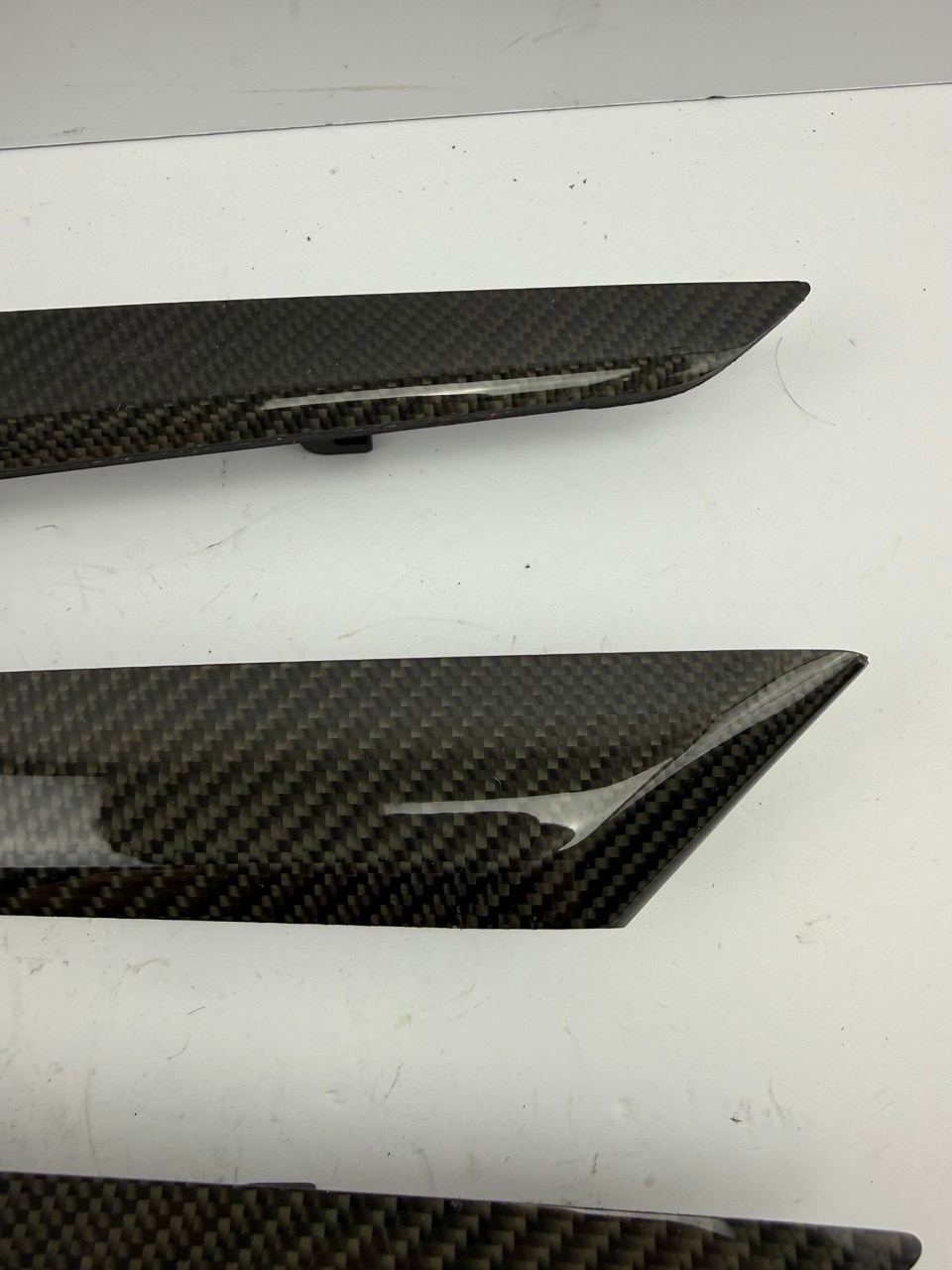 2014-2020 Maserati Ghibli M157 Carbon Door Trim Garnish Insert Set 670021492 OEM