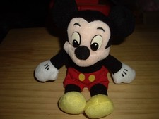 T29 Disney Mickey Mouse Plush 8" tall Bean Bag Feel