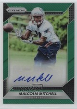 2016 Panini Prizm Rookie Auto Green Prizm Malcolm Mitchell #RA-MML Auto 5l1