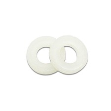1.250" x 0.765" x 0.080"USA Made Nylon Flat Washer (Choose Qty)
