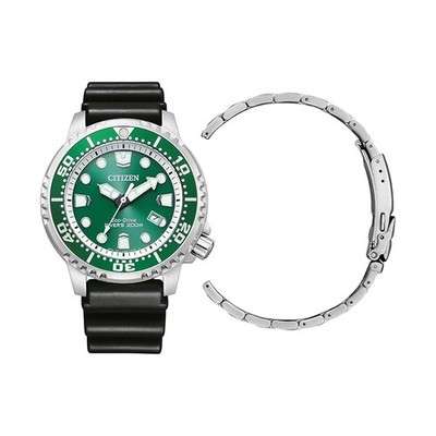 CITIZEN Herren Uhr mit Gummi Armband BN0158-18X