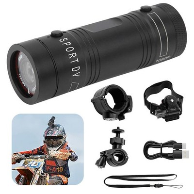 Sport Kamera Wasserdichte 1080P Action Cam 120° für Fahrrad Motorrad Helmkamera