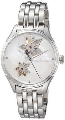 Unused HAMILTON Jazzmaster H32115192 Silver Automatic Men's Watch in Box