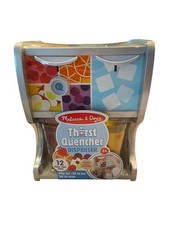 Melissa  Doug Wooden Thirst Quencher Drink Dispenser With Cups Brand New Cute