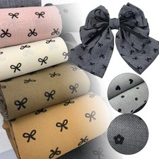 DIY 8cm 5Yards Cotton Strip Tie Headband Hair Clip Headband Bowknot Material