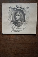 LE GIORGIONE, (1477-1510) PORTRAIT ENGRAVING OF 1745, born in VENICE
