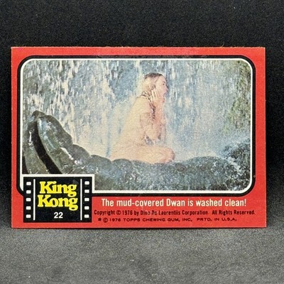 The Mud-Covered Dwan Is Washed Clean! 1976 Topps King Kong #22