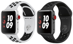 時計 Apple Watch series3 NIKE Cellular 38mm Apple Watch Nike+ Series 3 (GPS + Cellular) 38mm Space Gray
