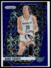 Maddy Siegrist 2024 Panini Prizm WNBA Blue Velocity Dallas Wings