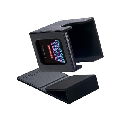 Commander Deck Box Black Mini Snap Holder Fits 100+ Single-Sleeved Cards MTG