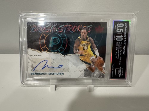 Bennedict Mathurin #BR-BEN 2023 Panini Court Kings Brush Strokes card