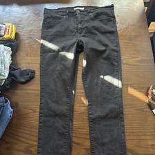 Womens Levi's 311 SHAPING SKINNY 36780 Stretch Black Jeans W33 L30