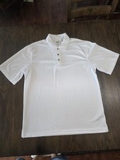 Kirkland Signature Performance Polo WhiteShort Sleeve Men  s Size Large