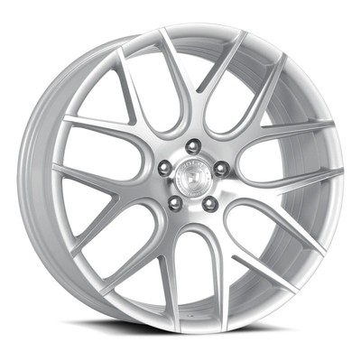 Dolce Monza Glossy Sliver Wheel 5x120 20x8.5 +28et High Performance Rim