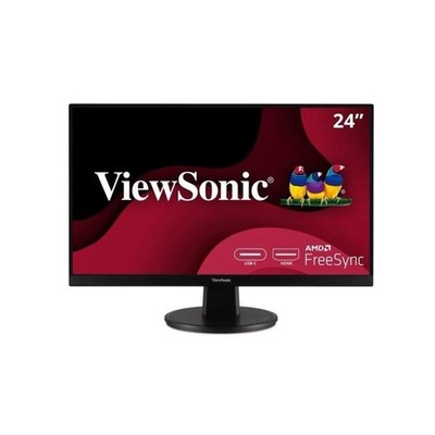 ViewSonic VA2447-mh 24 Inch Full HD 1080p LED Monitor HDMI VGA Speakers Black