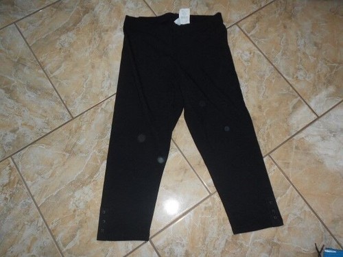 E9613 Camafeu Jambières Pantalon de Sport L Noir Très Bonne - Photo 1/1