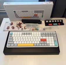 nuphy Air96 V2 Wireless Mechanical Keyboard - White Gateron Wisteria Switch -CIB