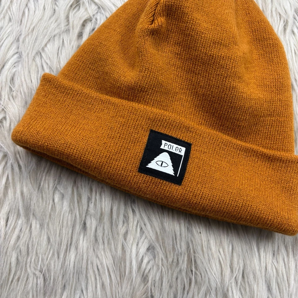 Gorro de punto naranja Poler OS para hombre Foto 2 de 4