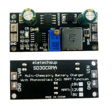 Solid MPPT Lithium Charging Module 1A - Solar panels Charging Controller 3.2V-18.5V
