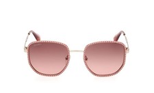 Max CO. MO0091 72F Pink/Gold Square Metal Sunglasses Frame 52-21-140